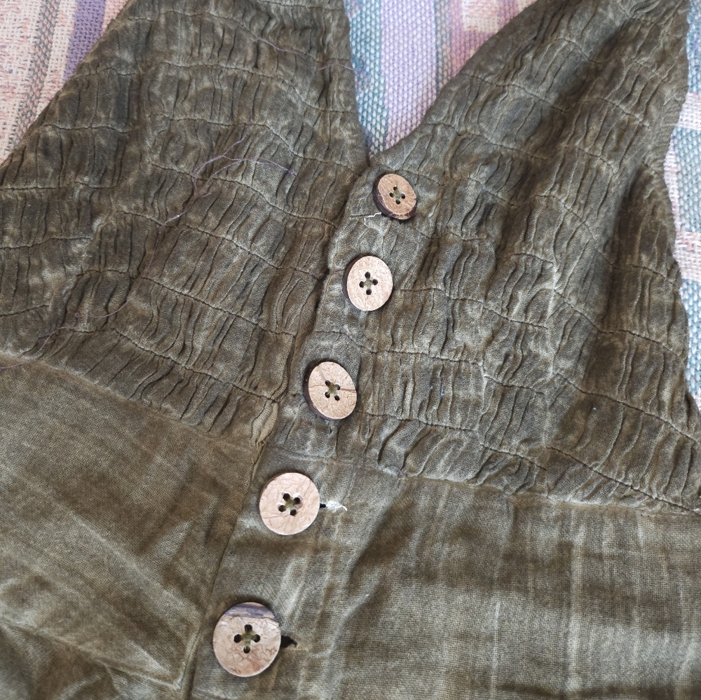 FREE PEOPLE Travel Light Halter Jumpsuit Size XS - Picture 6 of 10